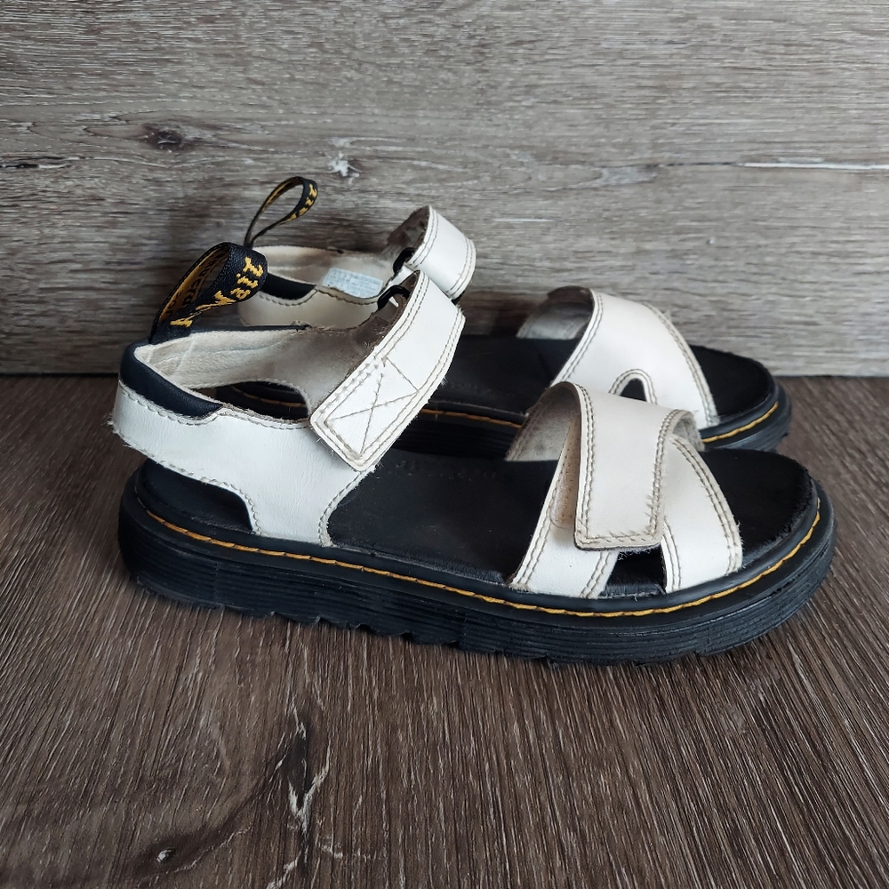 Dr. Martens White Sandals